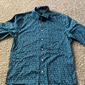 Banana republic floral dress shirt